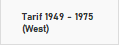 Tarif 1949 - 1975 
(West)