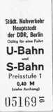 Kombifahrschein BVB / S-Bahnpreisstufe 1