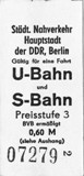 Kombifahrschein BVB / S-Bahnpreisstufe 3 (BVB ermssigt)