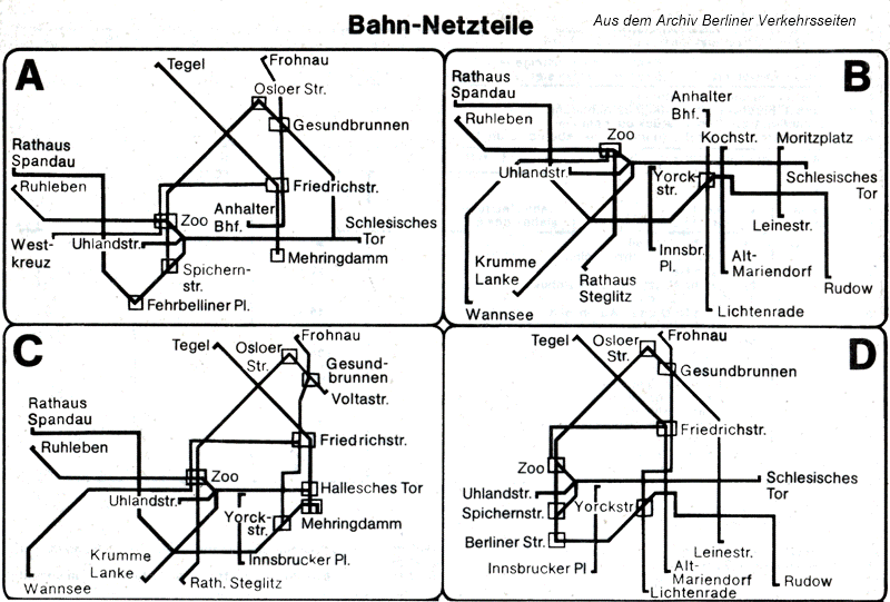 Bahnnetzteile ab Oktober 1984