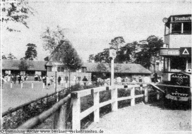 Dreieck-Linie zum Strandbad Wannsee (Sommer 1931)