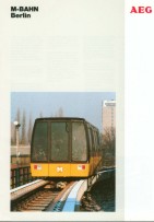 Prospekt zur Berliner Magnetbahn am Gleisdreieck