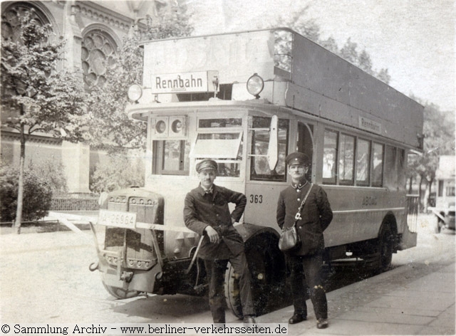 Sonderwagenvrkehr zur Rennbahn