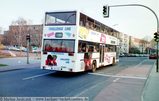 Wagen 3641 auf der Linie 81 