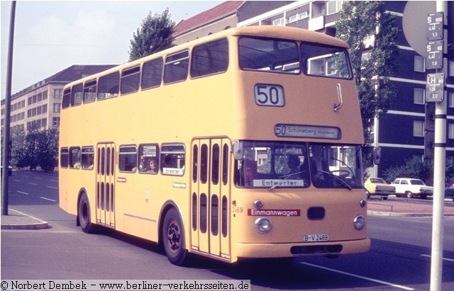 Wagen 2469 auf der Linie 50