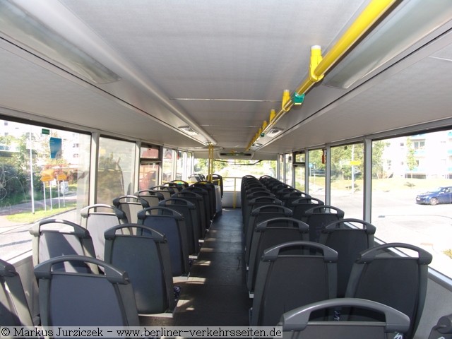 Oberdeck BVG Bus auf der Linie X10 (Teltow, Ruhlsdorfer Platz)