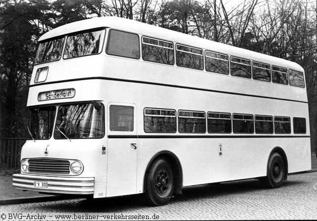 Wagen 300 Typ DS der BVG, Baujahr 1960