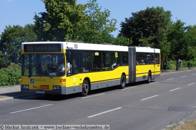 Wagen 2631 auf Linie 316