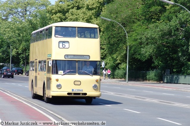 Wagen 2556 auf Linie 6