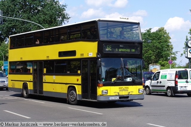 Wagen 3576 auf Linie 6E