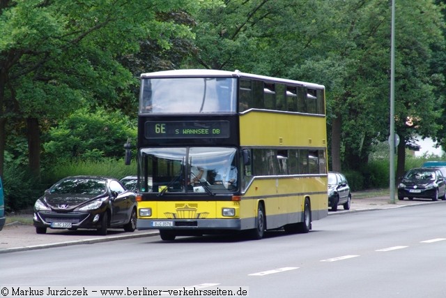 Wagen 3576 auf Linie 6E