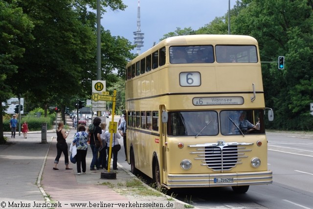 Wagen 1629 auf Linie 6