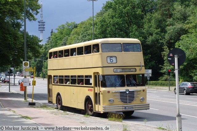 Wagen 1629 auf Linie 6