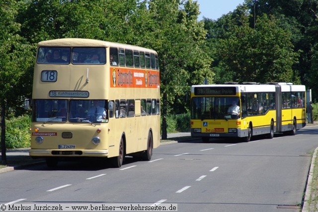 Wagen 2437 auf Linie 18