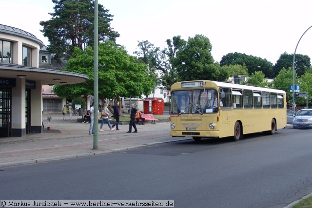 Wagen 1957 auf Linie 18E