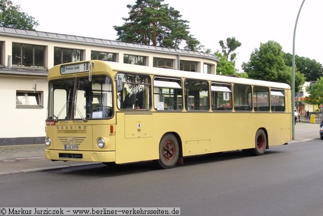 Wagen 1957 auf Linie 18E