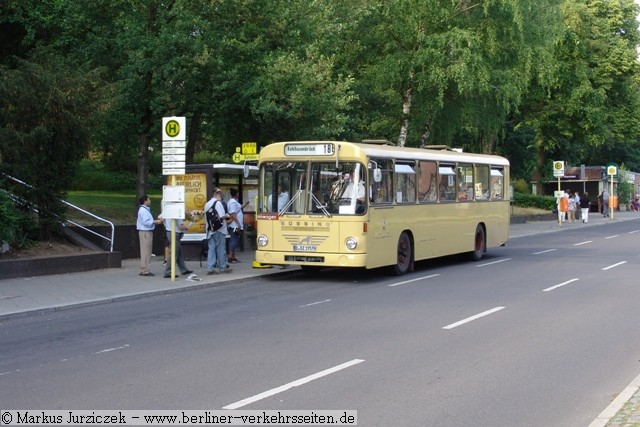 Wagen 1957 auf Linie 18E