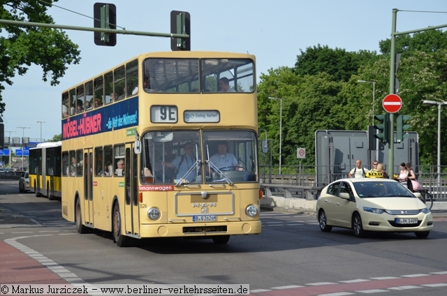 Wagen 2626, Kurt-Schumacher-Damm Ecke  Heckerdamm