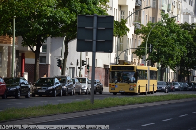 Wagen 2578 in der Kaiser-Friedrich-Str.