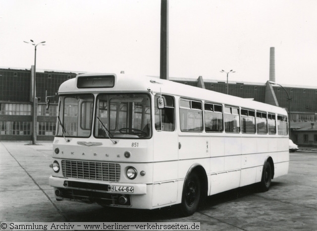1968: Ikarus 556 Hof-L  Bildnutzung nur fr Berliner Verkehrsseiten erlaubt