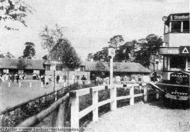 Ausflugsverkehr der ABOAG nach Strandbad Wannsee