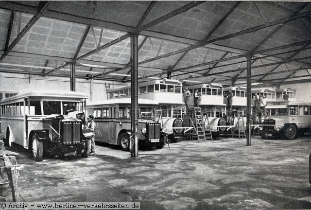 Produktionshalle der Wagenbauwerke GmbH am Standort Treptow