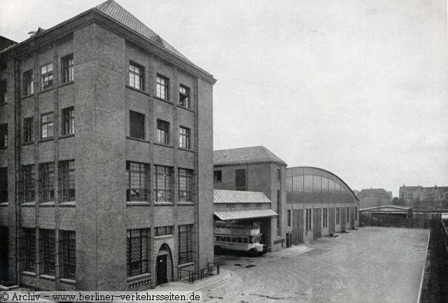 Neubau auf der Betriebsanlage Eichenallee ( Hof T der ABOAG), 1928