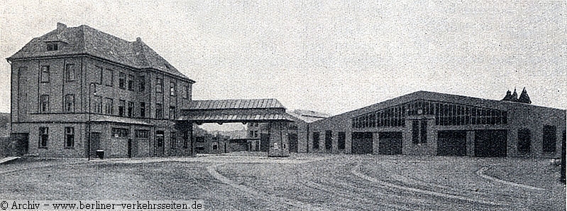 Betriebshof Helmholtzstrae der ABOAG (1927)