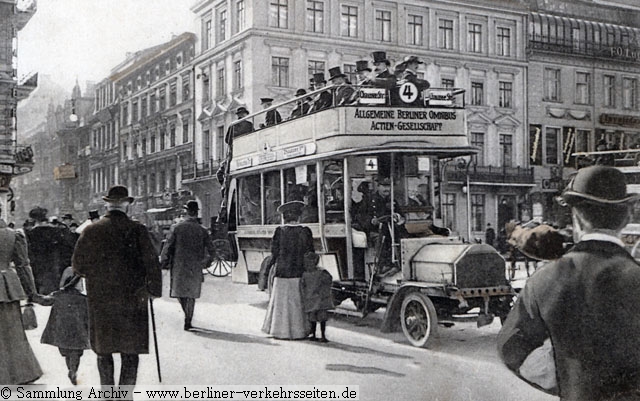 (1906) Friedrichstrasse Ecke unter den Linden (1906) Friedrichstrasse Ecke unter den Linden