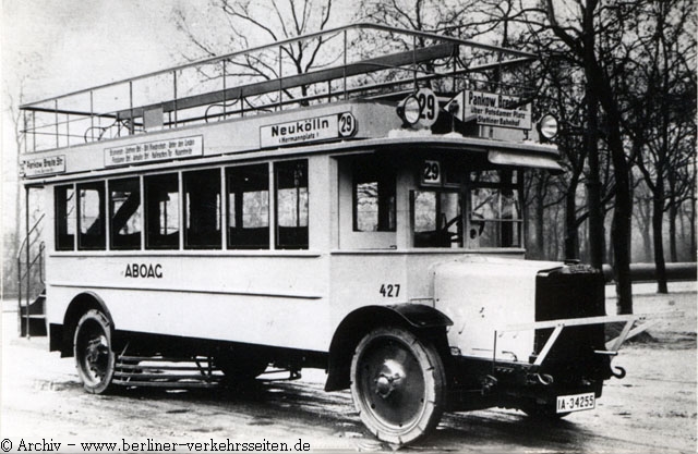 ABOAG Wagen 427 (DS 13) Baujahr 1926 ABOAG Wagen 427 (DS 13) Baujahr 1926