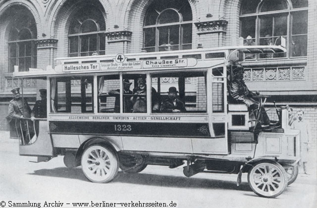Bssing Eindeckbus fr die ABOAG (1906)