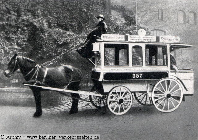 Wagen 357 auf der Linie 1 (ABOAG)