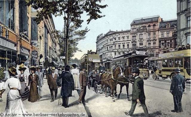 Linie 8 in der Potsdamer Strasse