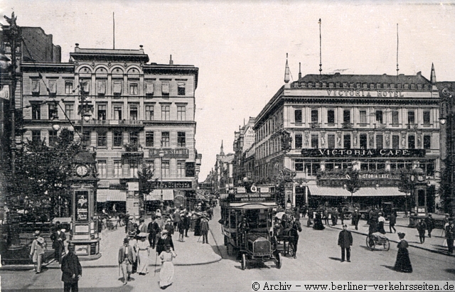 Unter den Linden / Friedrichstrae (1913)