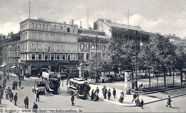 Kreuzung Friedrichstrae / Unter den Linden (1914)