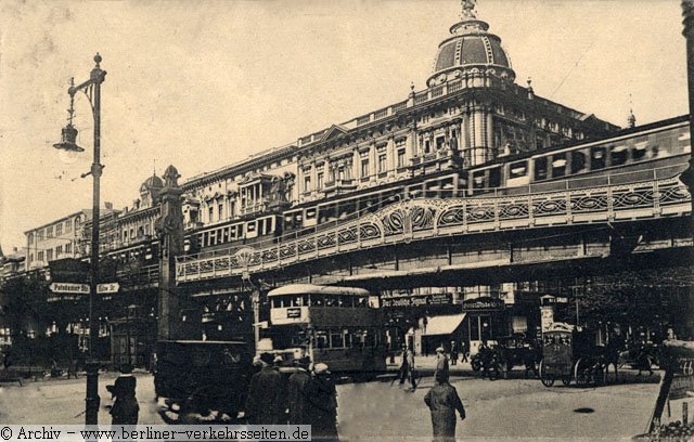 Blowstrae mit Doppeldecker 269 der britischen Firma ALCO (1927)