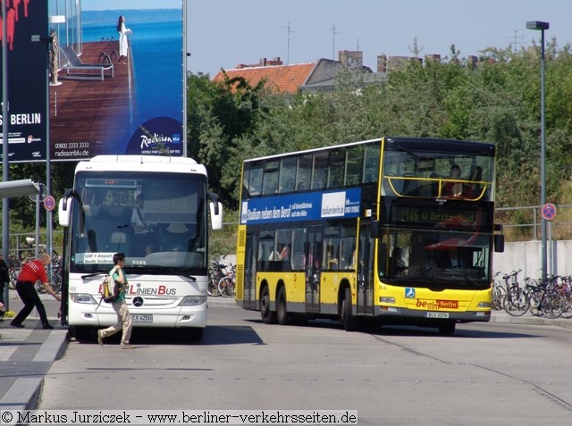 SXF Linie 1: Schnellbusverbindung zwischen Bahnhof Sdkreuz <-> Flughafen Berlin-Schnefeld