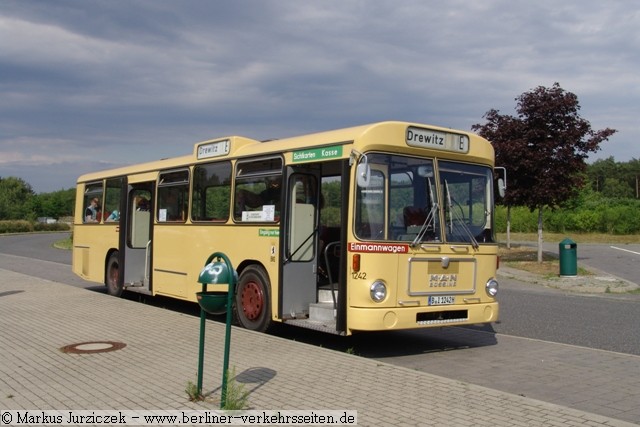 Sonderfahrt der ATB (Traditionsfahrt) auf der Linie E nach Drewitz