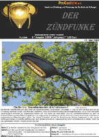 Gaslaternen- Journal "Der Zndfunke"