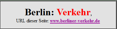 Berliner Verkehr