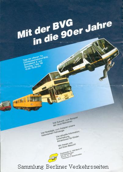 Plakat zum Tag der offenen Tr, 7.Mai 1989