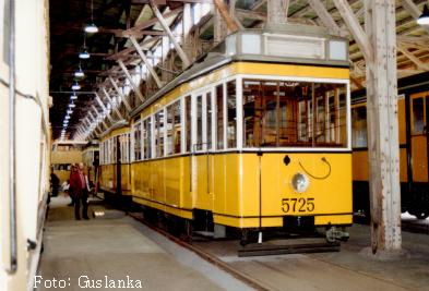 Wagen 5725 im Depot Monumentenhalle des Technikmuseums Berlin