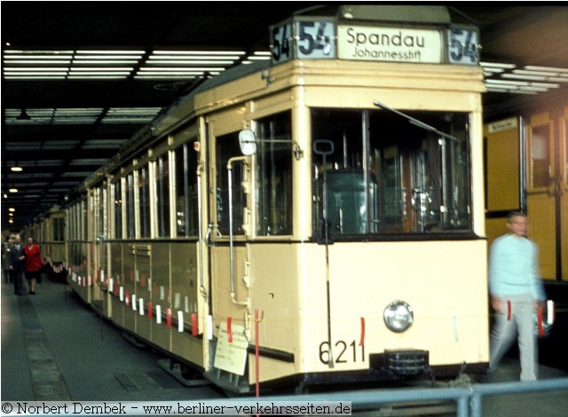 TG 29/38 TW 6211 in der Museumshalle Betriebshof Britz 