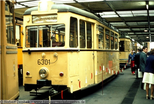 TF 50 Tw 6301 in der Museumshalle Britz (1973)