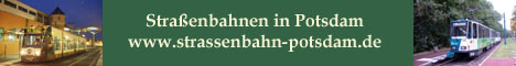 Webseite zum elektrischen Nahverkehr in Potsdam