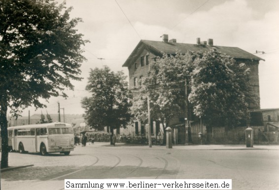 Aus dem Archiv der Berliner Verkehrsseiten, Aufnahme von Rudolf Kampmann (26.5.1957)