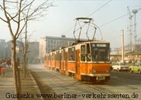 Entwicklung der Strassenbahn in Ostberlin