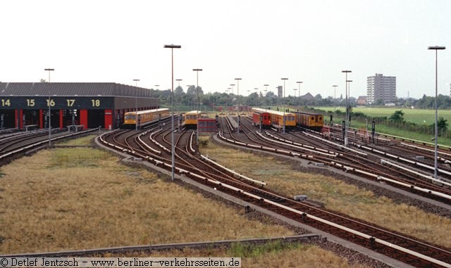 Bw Br Auenanlage von oben 29-08-1977 Foto Detlef Jentzsch