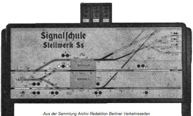 (1940) Signalschule Stellwerk SS