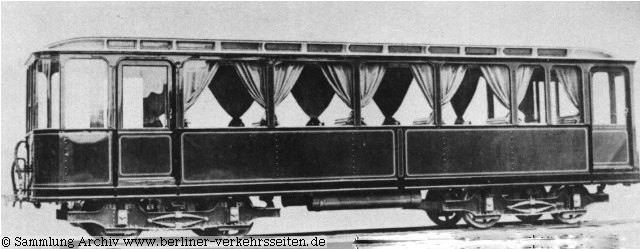 Versuchswagen a der Berliner Hochbahn 1899
